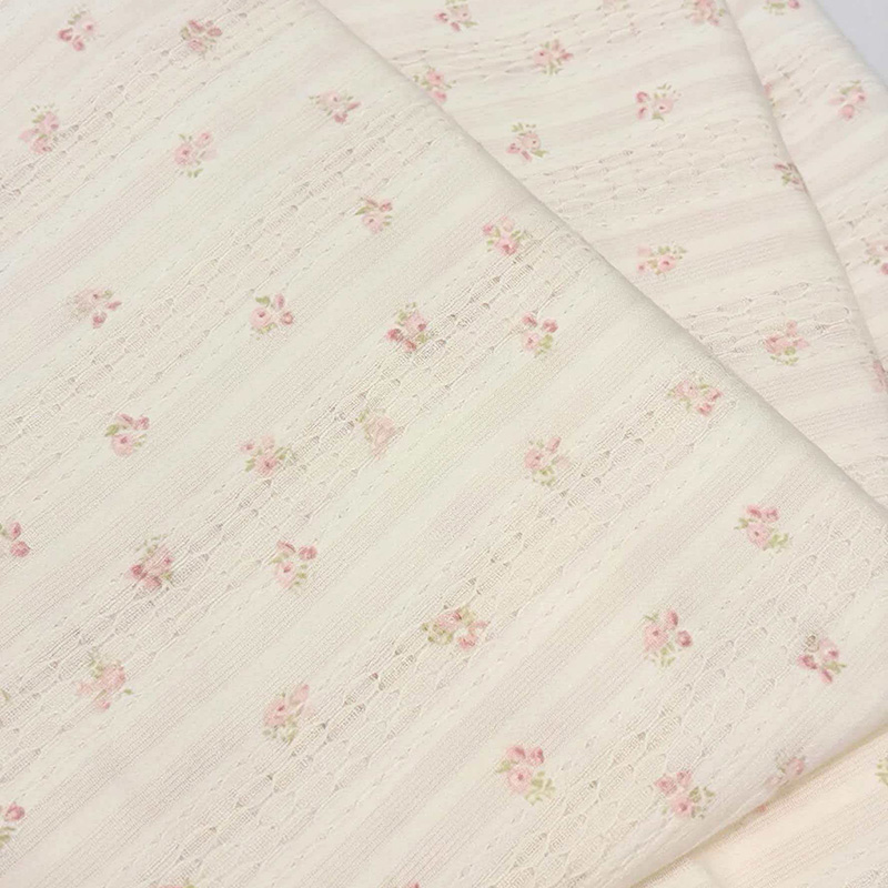 100% pamuk Jacquard, cutwork i naborane tkanine